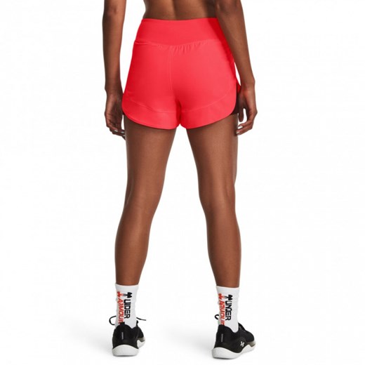 Damskie spodenki treningowe Under Armour Flex Woven 2-in-1 Short - łososiowe Under Armour XL Sportstylestory.com