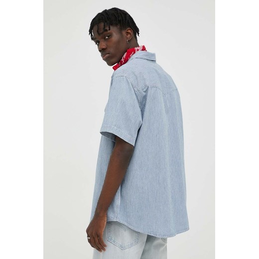 Levi's koszula bawełniana męska kolor niebieski regular z kołnierzykiem XL ANSWEAR.com
