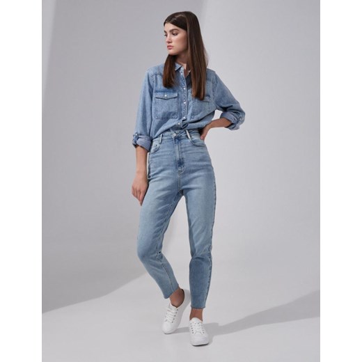 Jeansy damskie niebieskie Diverse 