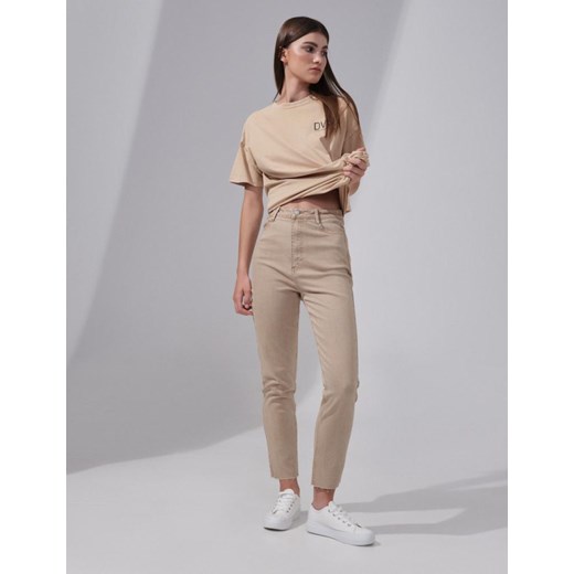 Jeansy damskie Diverse z tkaniny