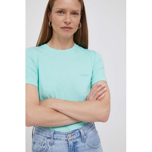 Joop! t-shirt bawełniany kolor zielony Joop! 40 ANSWEAR.com