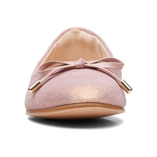Clarks Skórzane baleriny w kolorze jasnoróżowym Clarks 37 okazja Limango Polska