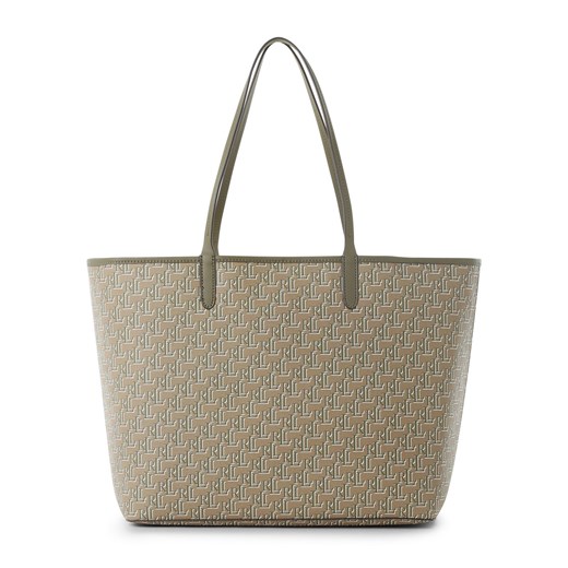 Lauren Ralph Lauren Damska torba shopper Kobiety Sztuczne włókno beżowy wzorzysty ze sklepu vangraaf w kategorii Torby Shopper bag - zdjęcie 160961342