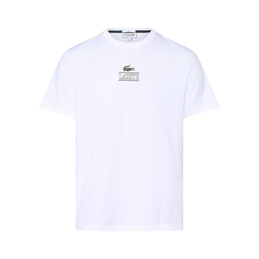 Lacoste T-shirt z nadrukiem z logo Kobiety,Mężczyźni Bawełna biały nadruk ze sklepu vangraaf w kategorii T-shirty męskie - zdjęcie 160961580
