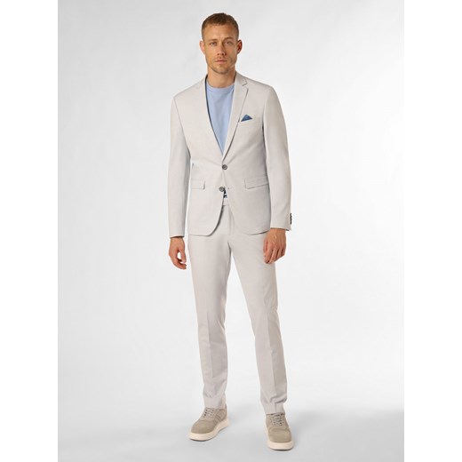 Finshley & Harding Męski garnitur Mężczyźni Slim Fit jasnoniebieski jednolity Finshley & Harding 50 vangraaf