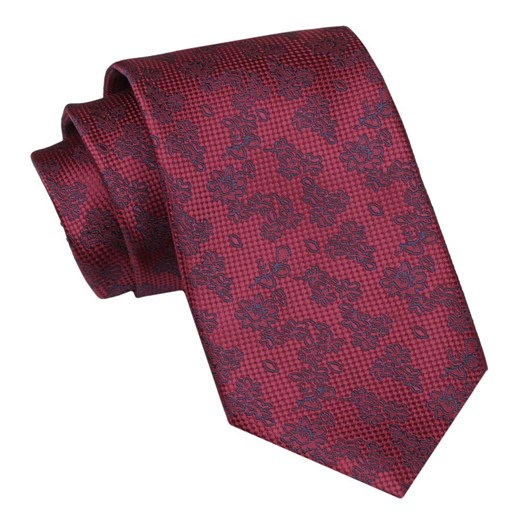 Krawat Męski, Klasyczny - ALTIES - Czerwony, Wzór KRALTS0964 ze sklepu JegoSzafa.pl w kategorii Krawaty - zdjęcie 160962480
