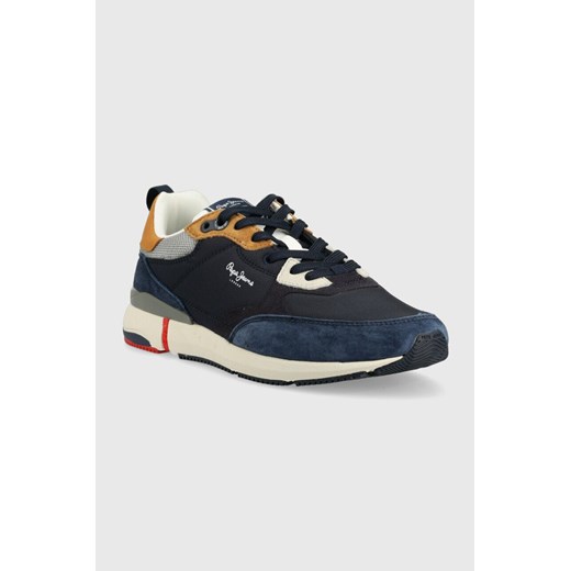 Buty sportowe męskie Pepe Jeans wielokolorowe wiązane