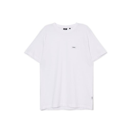 Cropp - Biały t-shirt z aplikacją Cropp - biały ze sklepu Cropp w kategorii T-shirty męskie - zdjęcie 160970181