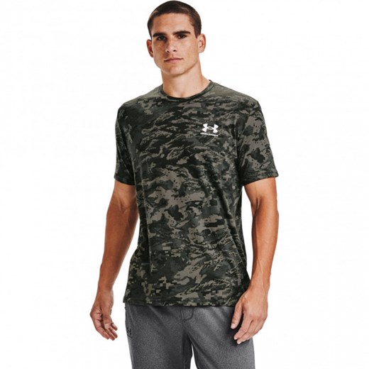 Męski t-shirt z nadrukiem UNDER ARMOUR UA ABC CAMO SS - moro ze sklepu Sportstylestory.com w kategorii T-shirty męskie - zdjęcie 160973253