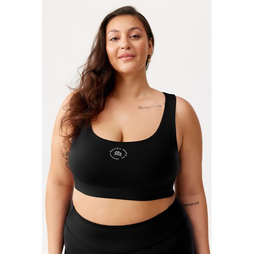 Stanik sportowy z usztywnieniem SPORTS BRA ESSA PLUS SIZE : Kolor - Czarny, Rough Radical XXXL promocyjna cena ROUGH RADICAL