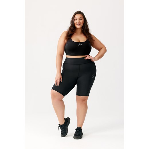 Stanik sportowy z usztywnieniem SPORTS BRA ESSA PLUS SIZE : Kolor - Czarny, Rough Radical XXXL okazja ROUGH RADICAL