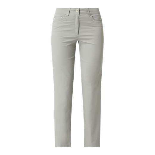 Spodnie z prostymi nogawkami model ‘Greta’ Zerres 36S promocyjna cena Peek&Cloppenburg 