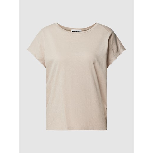 T-shirt z prążkowanym,okrągłym dekoltem model ‘ONELIAA’ L Peek&Cloppenburg 