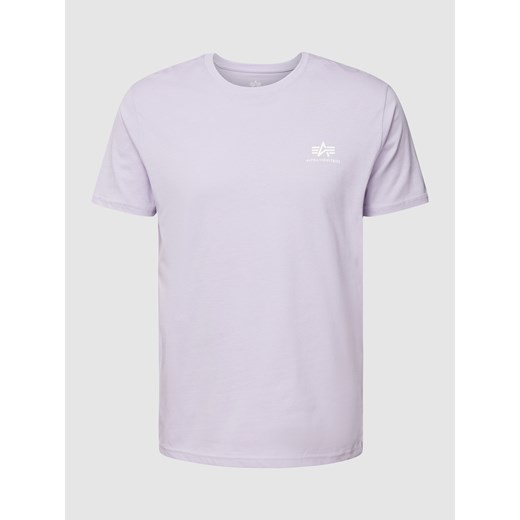 Alpha Industries Basic T Small Logo Wmn - T-Shirt Donna In Cotone Con Stampa In Lamina