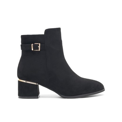 Botki Clara Barson na obcasie z zamkiem eleganckie 