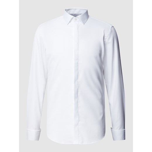 Koszula biznesowa o kroju slim fit z kołnierzykiem typu kent Jake*s 41/42 Peek&Cloppenburg