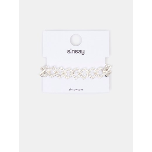 Sinsay - Bransoletka - Srebrny Sinsay Jeden rozmiar Sinsay