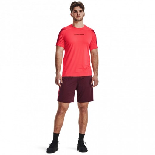 Męskie spodenki treningowe Under Armour Tech Graphic Short - bordowe ze sklepu Sportstylestory.com w kategorii Spodenki męskie - zdjęcie 161043852