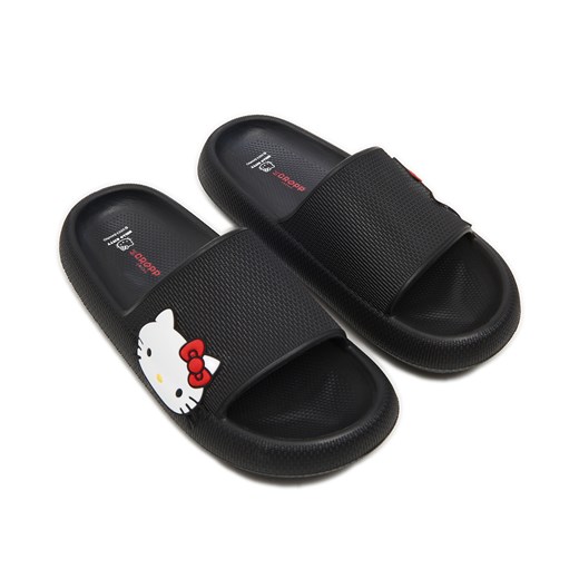 Cropp - Czarne klapki Hello Kitty - Czarny Cropp 37 okazja Cropp