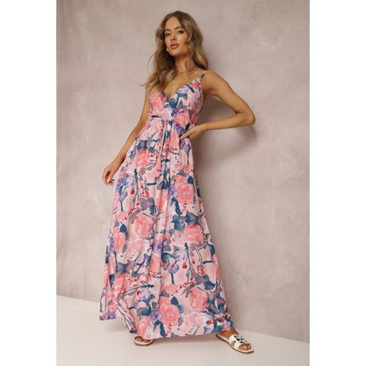 Różowa Sukienka Kydite ze sklepu Renee odzież w kategorii Sukienki - zdjęcie 161060411