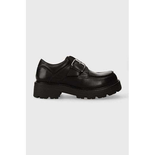 Vagabond Shoemakers mokasyny skórzane COSMO 2.0 damskie kolor czarny na platformie 5449.301.20 ze sklepu ANSWEAR.com w kategorii Mokasyny damskie - zdjęcie 161061601