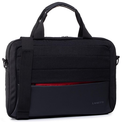 Torba na laptopa Lanetti BMM-S-035-10-04 Czarny Lanetti NOSIZE wyprzedaż eobuwie.pl