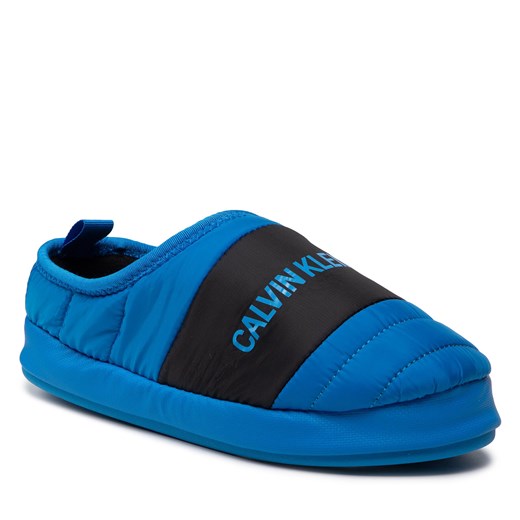 Kapcie Calvin Klein Jeans Home Shoe Slipper YM0YM00303 Neo Blue C2Y 44 eobuwie.pl