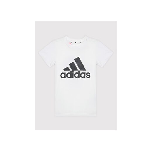adidas T-Shirt Essentials GN3994 Biały Regular Fit 15_16Y okazyjna cena MODIVO