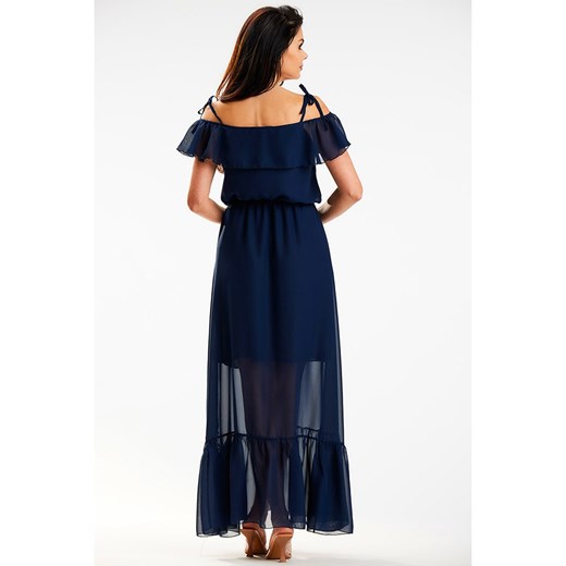 Awama Sukienka w kolorze granatowym M promocyjna cena Limango Polska