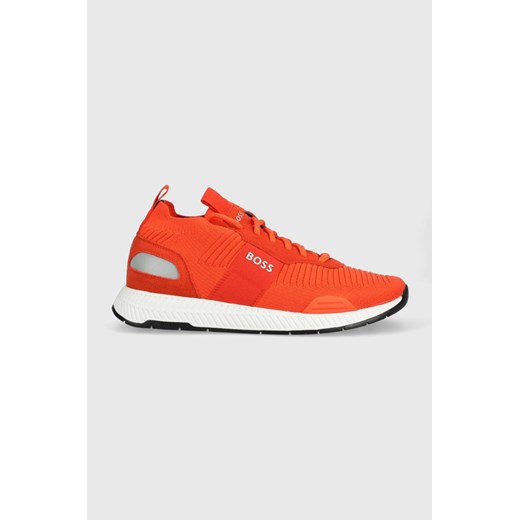 BOSS sneakersy Titanium kolor czerwony 50470596 43 okazyjna cena ANSWEAR.com