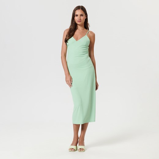 Sukienka Sinsay na ramiączkach midi elegancka 