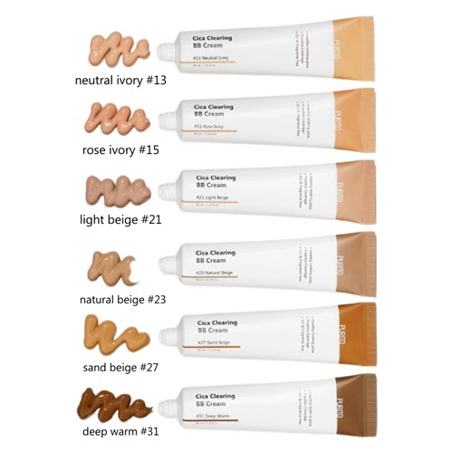 PURITO - Cica Clearing BB Cream w odcieniu 13 Neutral Ivory, 30ml - lekki krem Purito larose