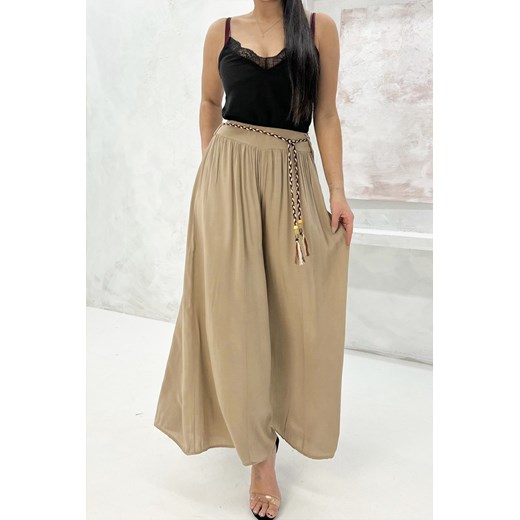 Spodnie BAVRILA BEIGE ze sklepu Ivet Shop w kategorii Spodnie damskie - zdjęcie 161096891