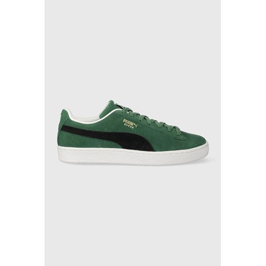 Puma sneakersy zamszowe Suede Classic XXI kolor zielony 374915 ze sklepu ANSWEAR.com w kategorii Trampki męskie - zdjęcie 161101524