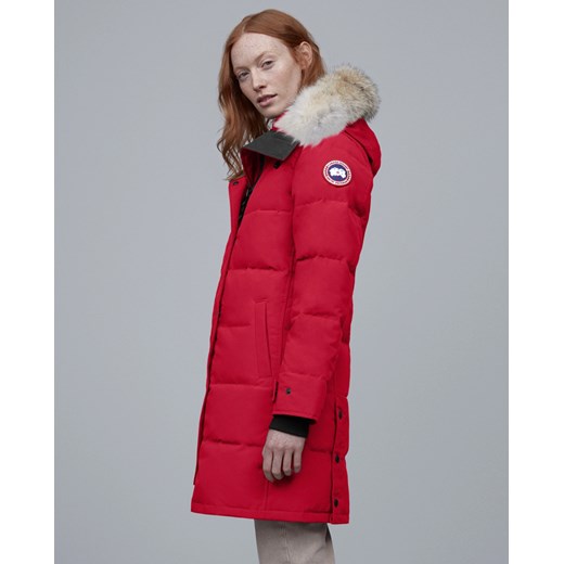 CANADA GOOSE Czerwona parka Shelburne rozmiar S Canada Goose S Moliera2.com