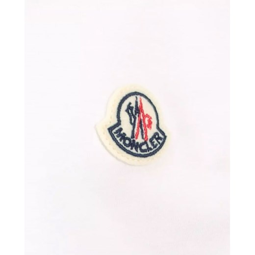 MONCLER KIDS Biała koszulka z naszywką 4-14 lat rozmiar 10 LAT Moncler Kids 10 LAT Moliera2.com