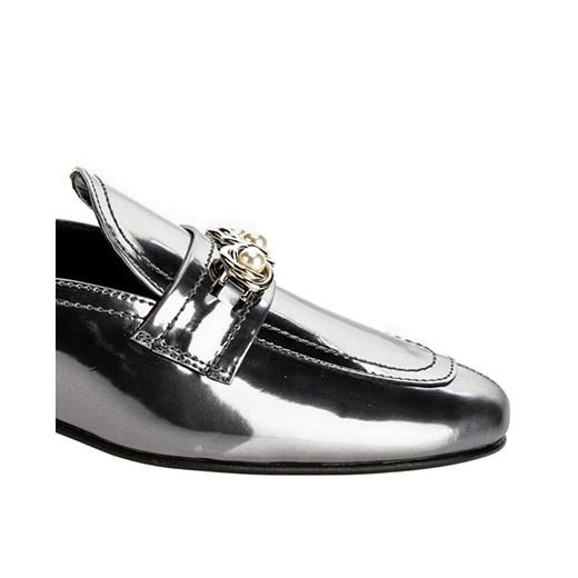 PINKO Srebrne mule Erica rozmiar 36 Pinko 37 okazyjna cena Moliera2.com