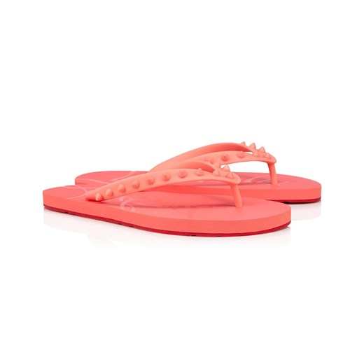 CHRISTIAN LOUBOUTIN Różowe japonki Loubi Flip Donna rozmiar 35 Christian Louboutin 35 Moliera2.com