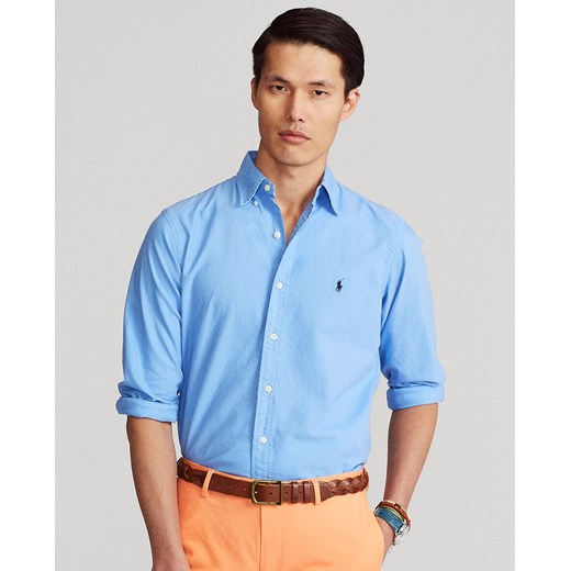 RALPH LAUREN Niebieska koszula Oxford Custom Fit rozmiar L Ralph Lauren L promocja Moliera2.com