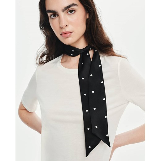 LOVLI SILK Jedwabny szalik w kropki #NO.21 Lovli Silk ONE SIZE wyprzedaż Moliera2.com