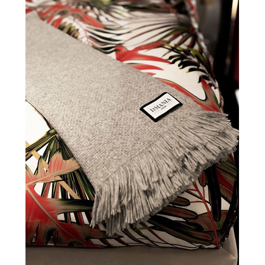 LA MANIA HOME Koc z wełny młodej alpaki 170 x 130 cm La Mania Home ONE SIZE Moliera2.com