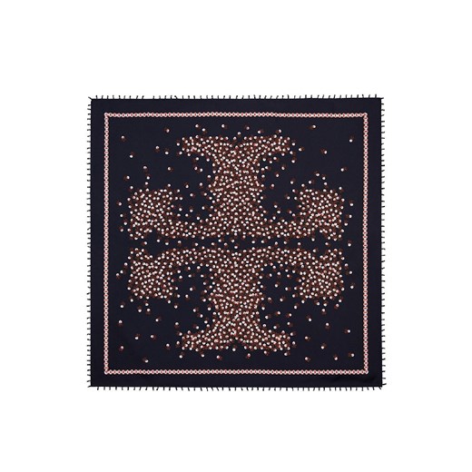 TORY BURCH Jedwabna apaszka w kropki Tory Burch ONE SIZE okazja Moliera2.com