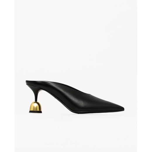 VANDA NOVAK Czarne klapki Luna Deep Black rozmiar 37 Vanda Novak 37 okazja Moliera2.com