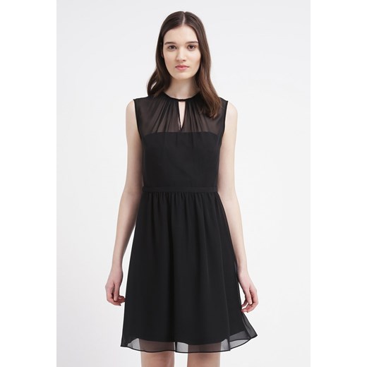 ESPRIT Collection Sukienka koszulowa black zalando  krótkie
