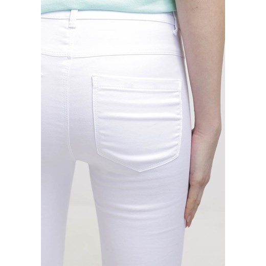 ONLY ONLROYAL Jeansy Slim fit white zalando bialy bez wzorów/nadruków