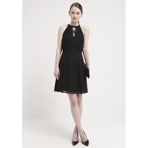 ESPRIT Collection Sukienka koktajlowa black zalando czarny podszewka