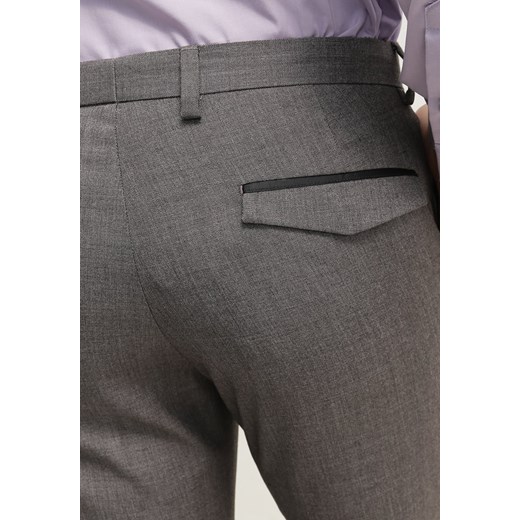 Burton Menswear London Spodnie garniturowe grey zalando szary mat
