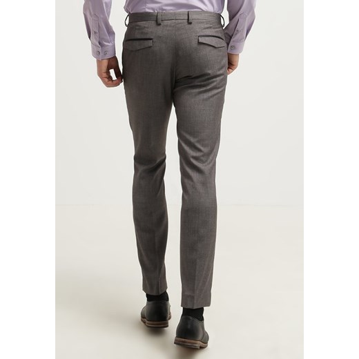 Burton Menswear London Spodnie garniturowe grey zalando szary Odzież