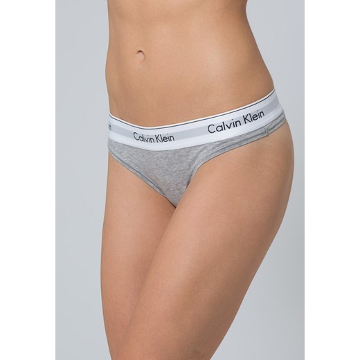 Calvin Klein Underwear Stringi grey heather zalando pomaranczowy Odzież