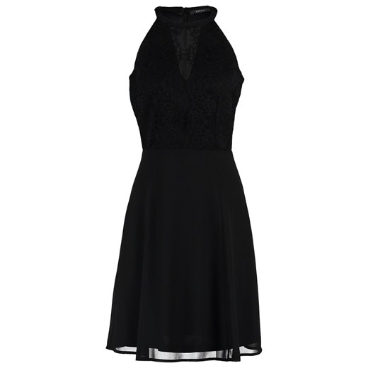 ESPRIT Collection Sukienka koktajlowa black zalando czarny mat